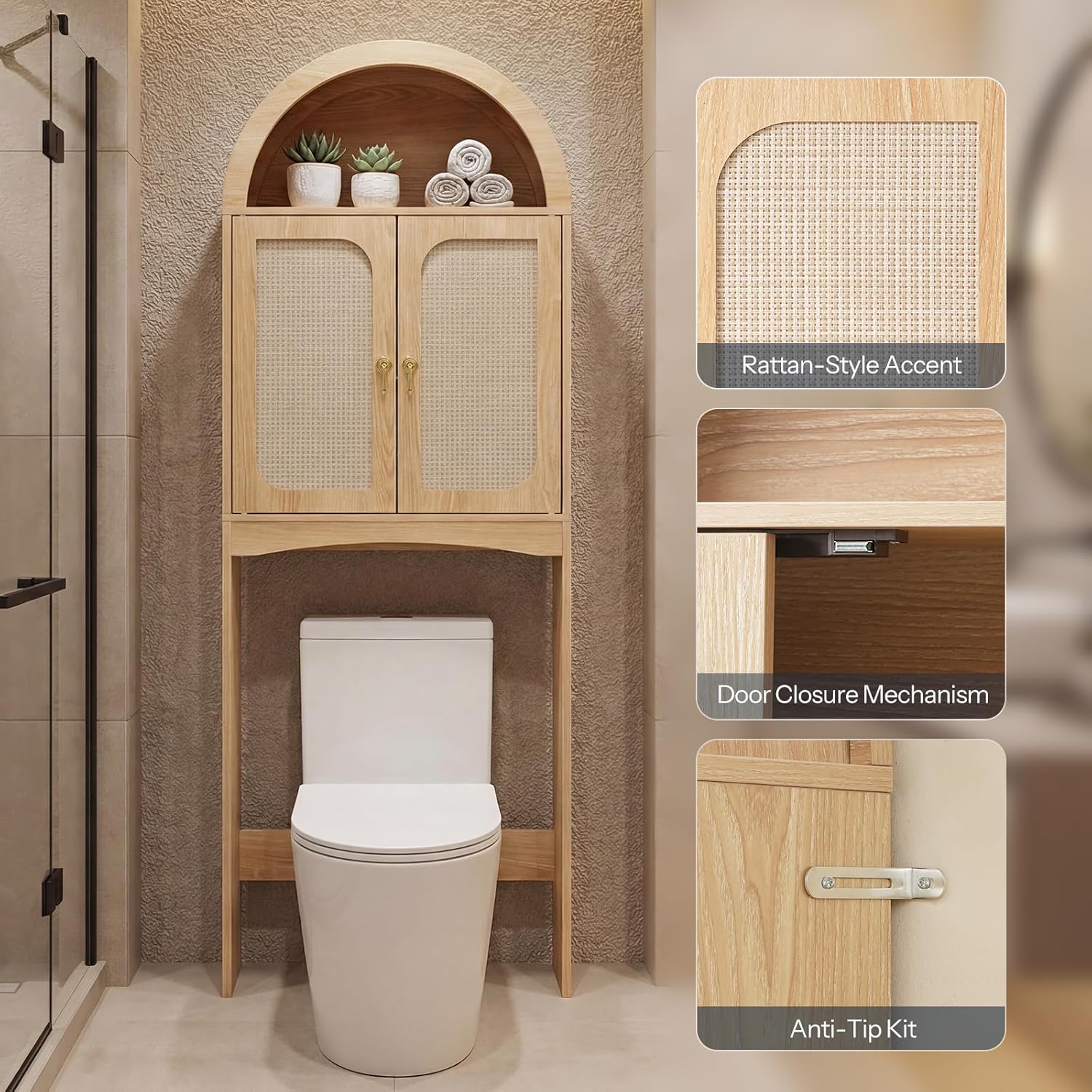 HavenArch Bathroom Storage Cabinet