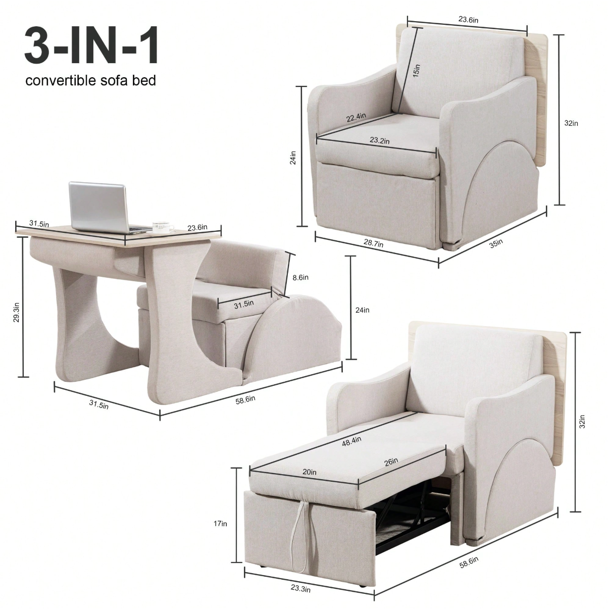 CUBIC Home Office Chair